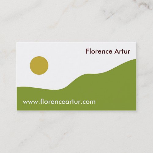 Green Hills 2 Business Cards