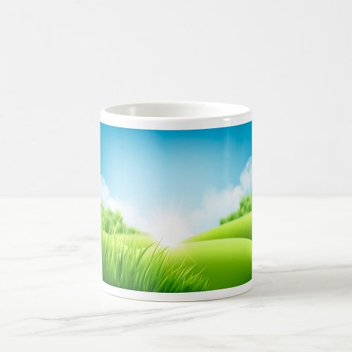 Green Hills Landscape Coffee Mug
