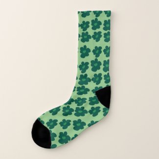 Green Hippie Flowers 