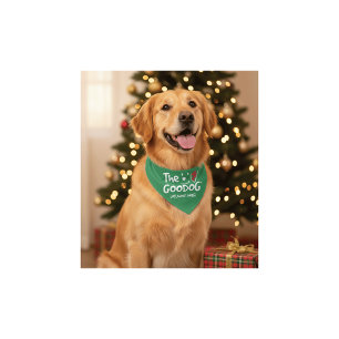 Green Holiday Dog Pet Bandana Collar