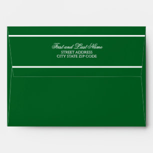 Green Holly and the Ivy Christmas Envelope