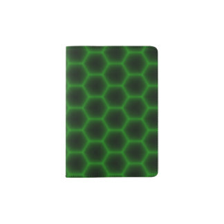 Green Honeycomb Passport Holder