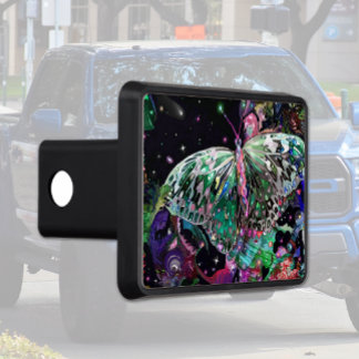 Green Hope  Butterfly Hitch Cover