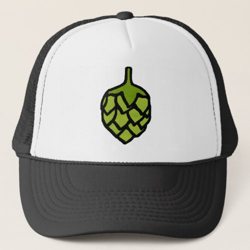 Green Hops Plant Beer Trucker Hat