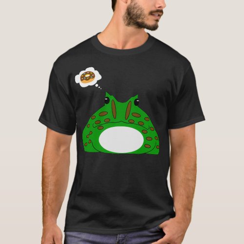 Green Horned Frog Pet Frog T_Shirt