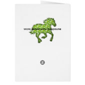 green horse cards (Back)