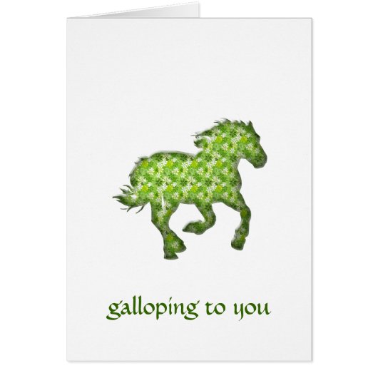green horse cards (Front)