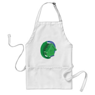 Green House And Arrows Adult Apron
