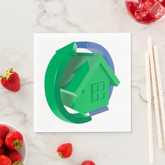 Green House And Arrows Napkins (Creator Uploaded)