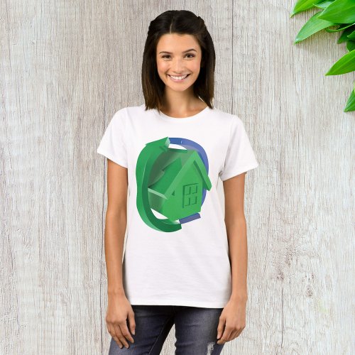Green House And Arrows T_Shirt