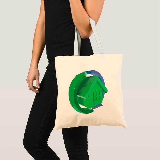 Green House And Arrows Tote Bag (Creator Uploaded)