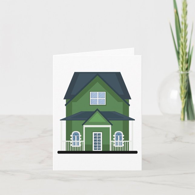 Green House Residential Building Card (Creator Uploaded)
