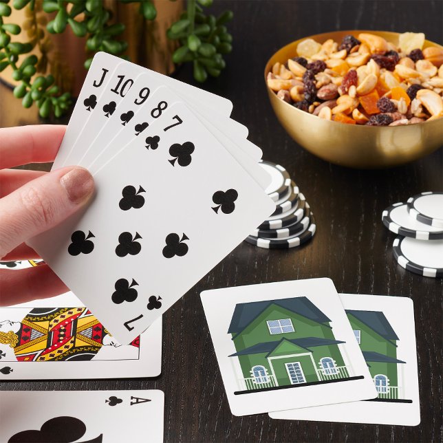 Green House Residential Building Poker Cards (Creator Uploaded)