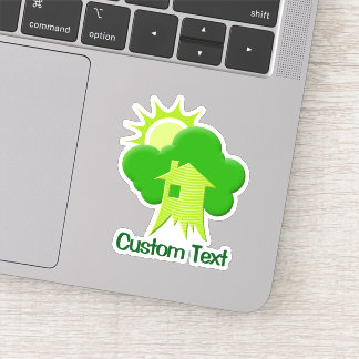 Green House Sticker