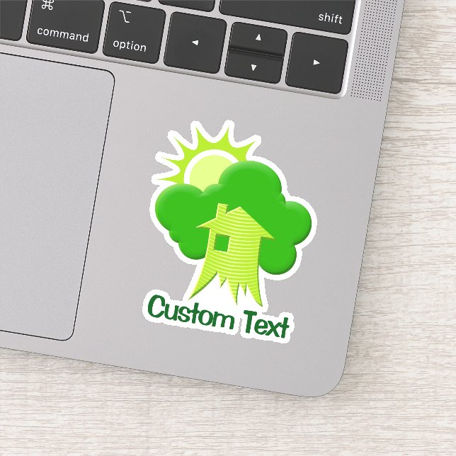 Green House Sticker (Detail)