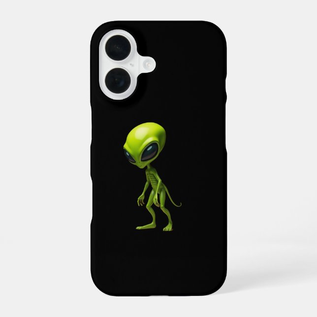 Green humanoid iPhone case (Back)