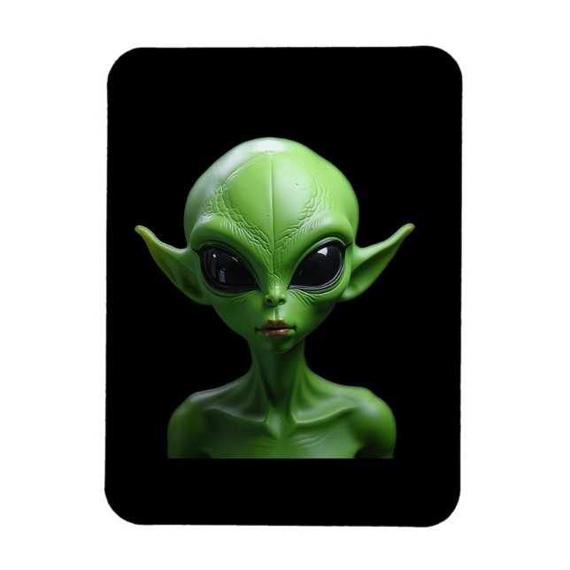Green humanoid magnet (Vertical)