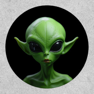 Green humanoid patch