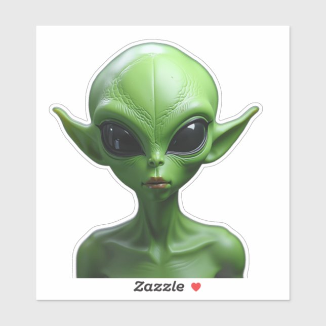 Green humanoid sticker (Sheet)