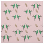 Green Hummingbird Fabric