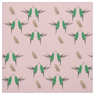 Green Hummingbird Fabric