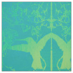 Green Hummingbirds Fabric