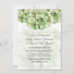 Green Hydrangea Spring Garden Wedding Invites at Zazzle