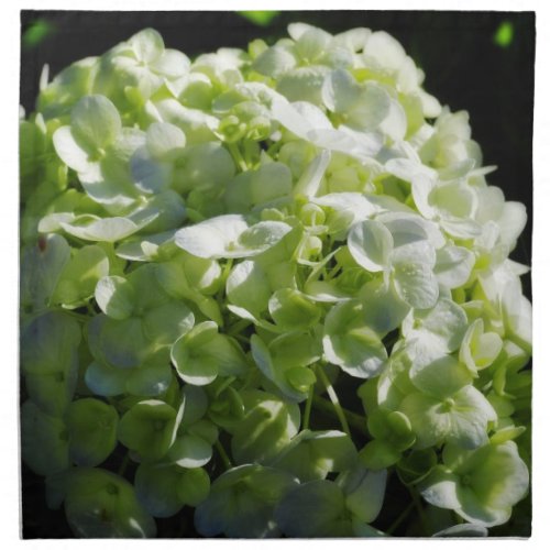 Green Hydrangeas Flowers Cloth Napkin