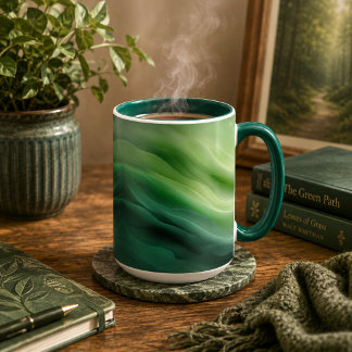 Green Hymn in Motion Mug