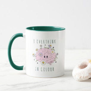 Green I Overthink in Color Psychology Mug