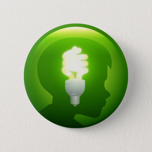 Green Idea Button (Front)