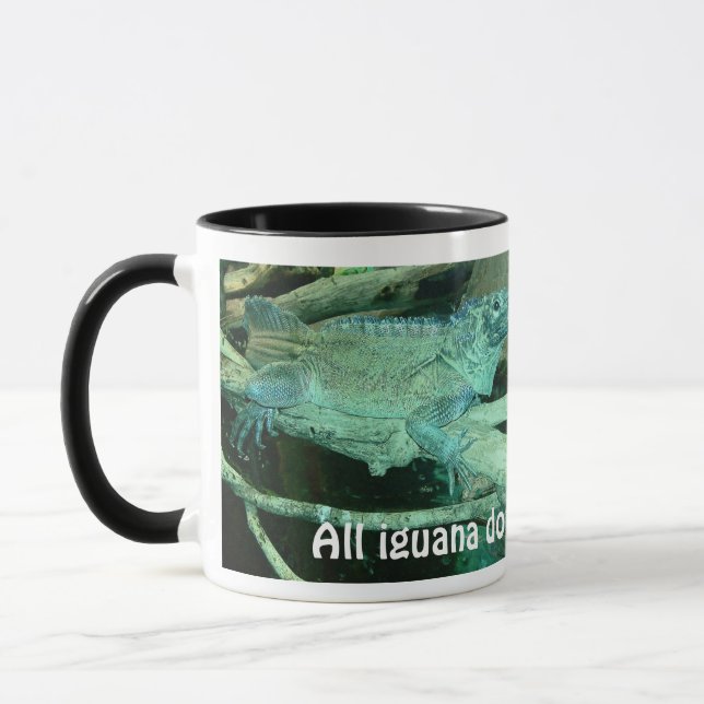 Green Iguana 2 Mug (Left)