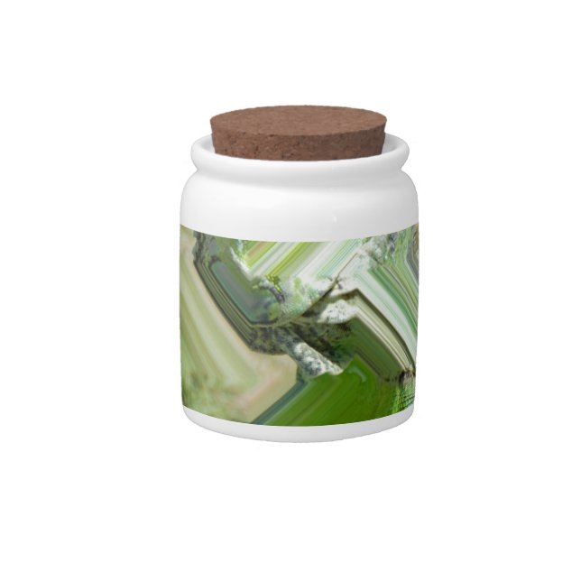 Green Iguana Candy Jar (Front)