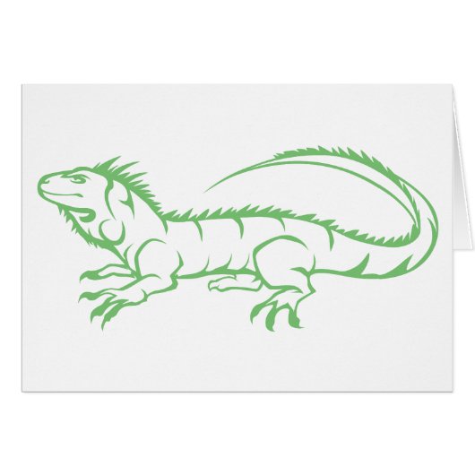 Green Iguana Cards (Front Horizontal)