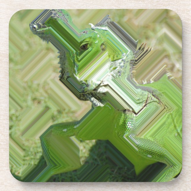 Green Iguana Coaster (Front)