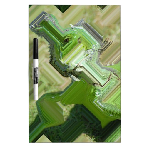 Green Iguana Dry_Erase Board