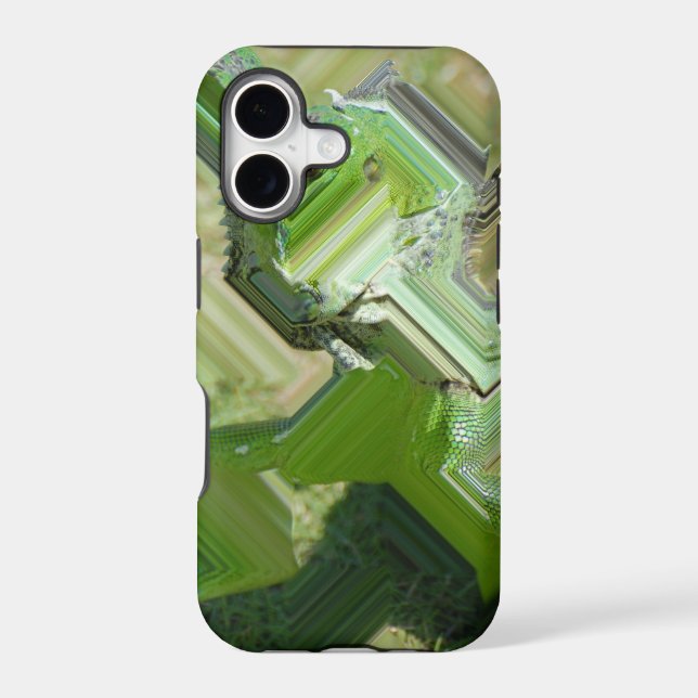 Green Iguana Iphone Case (Back)