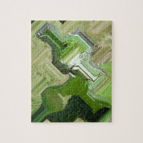 Green Iguana Jigsaw Puzzle