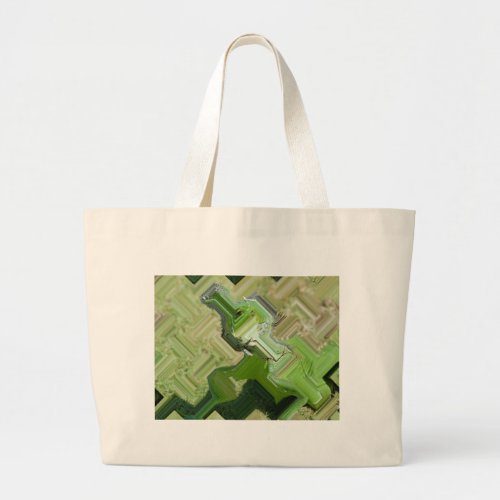 Green Iguana Large Tote Bag