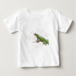 Green Iguana Lizard Baby Shirt