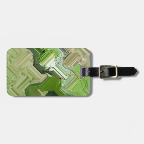 Green Iguana Luggage Tag