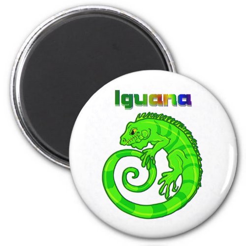 Green Iguana Magnet