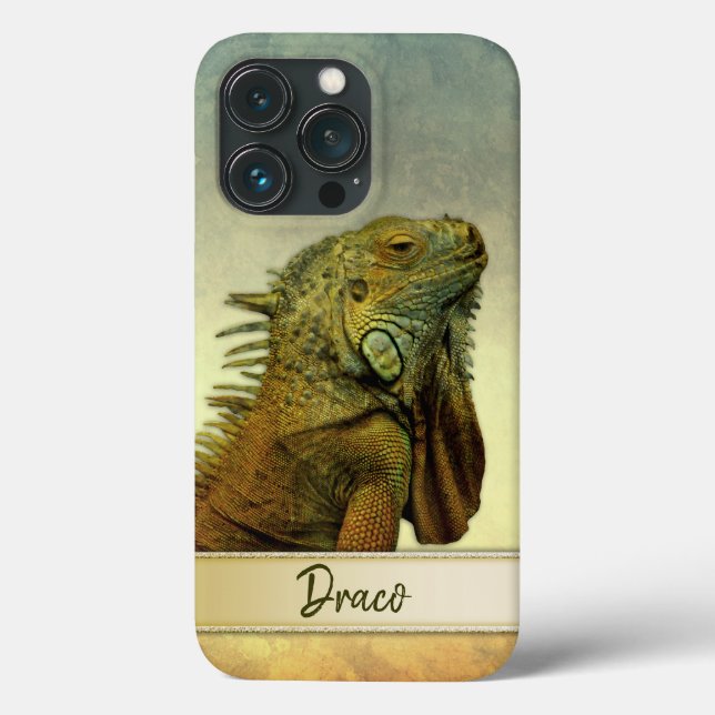 Green Iguana Personalizable Case-Mate iPhone Case (Back)
