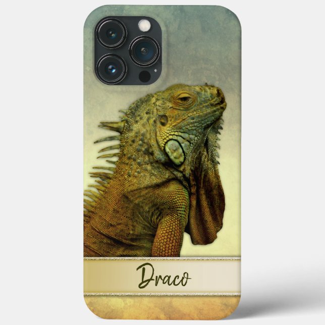 Green Iguana Personalizable Case-Mate iPhone Case (Back)