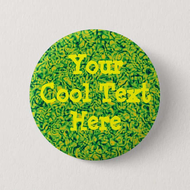 Green Impressionism Template Button (Front)