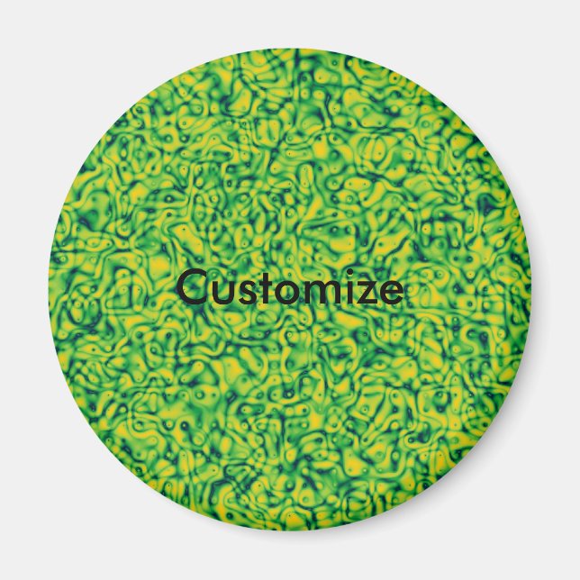 Green Impressionism - Template Magnet (Front)