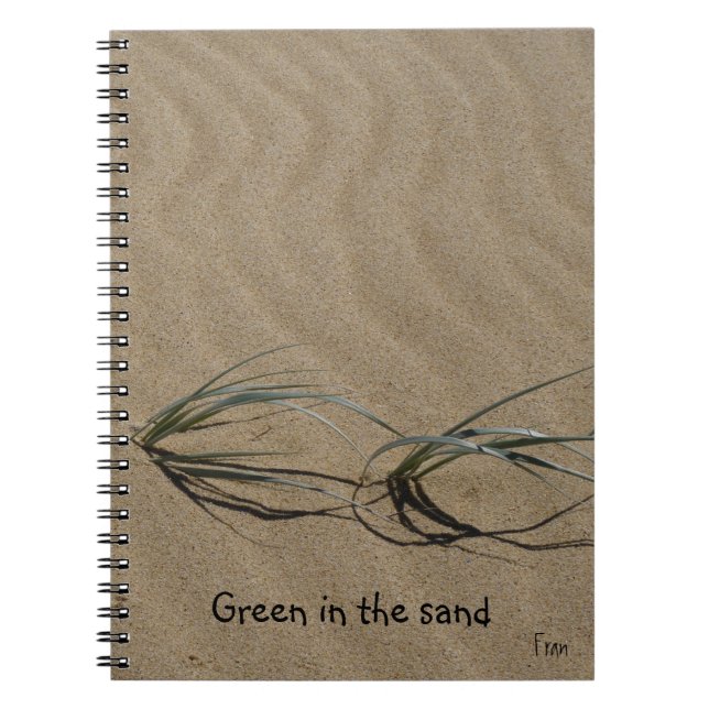 green in the sand notebook (Front)