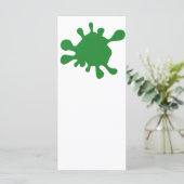 Green ink blot (Standing Front)
