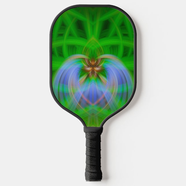 Green Intricacy  Pickleball Paddle (Front)