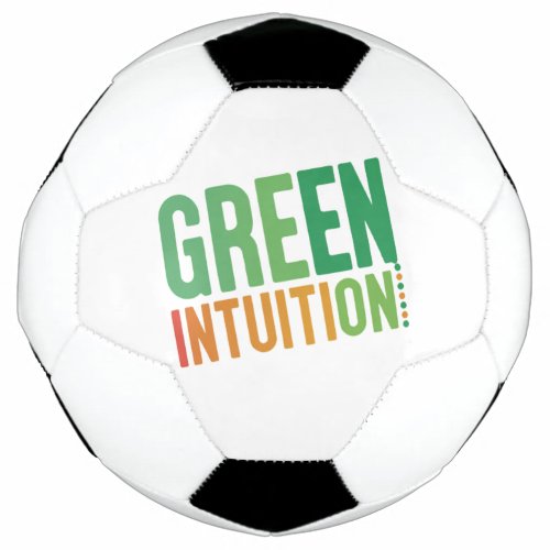 Green Intuition Soccer Ball